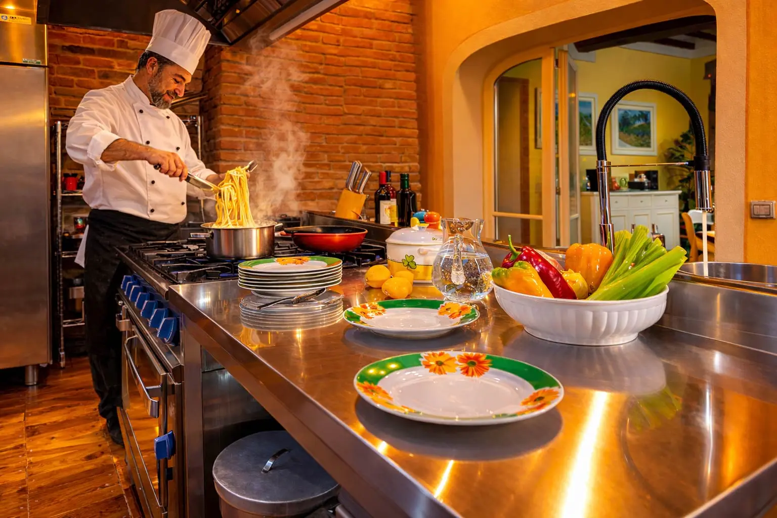 chef in villa tuscany dimora san jacopo