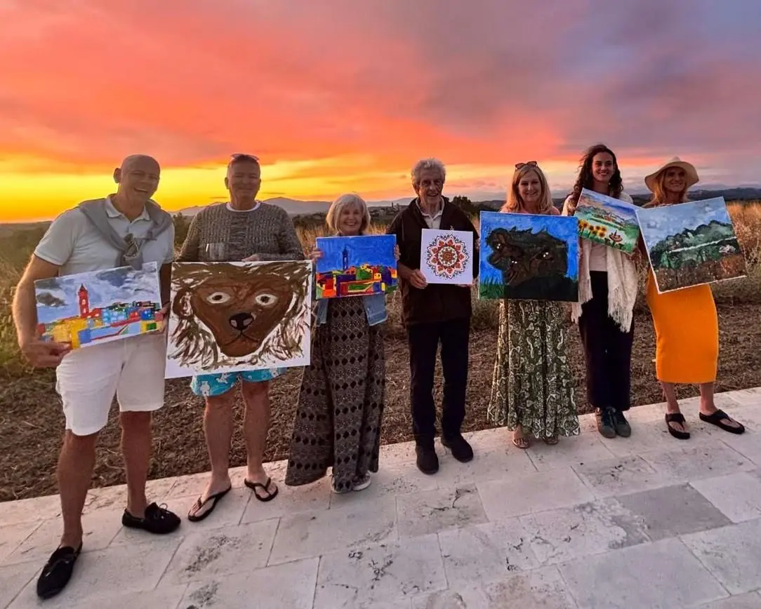 painting in tuscany dimora san jacopo